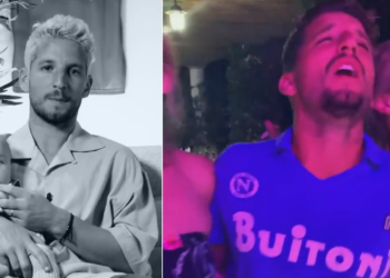 Mertens saluta Napoli