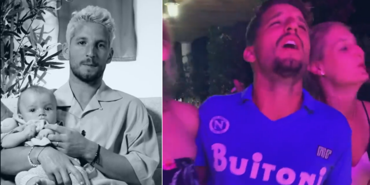 Mertens saluta Napoli