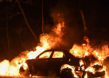Incendio Napoli Supponta