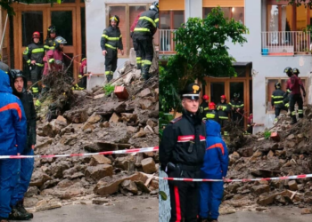 napoli crolla un muro di 10 metri