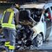 Auto bruciata Brenta
