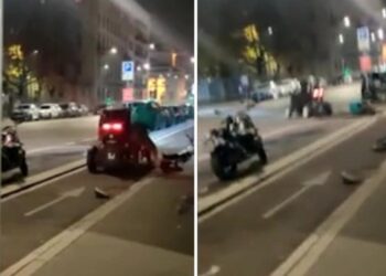 rider investito a milano