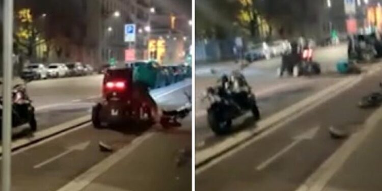 rider investito a milano