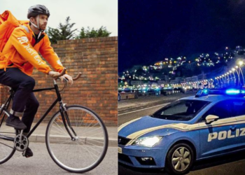 finto raider scappa davanti alla polizia