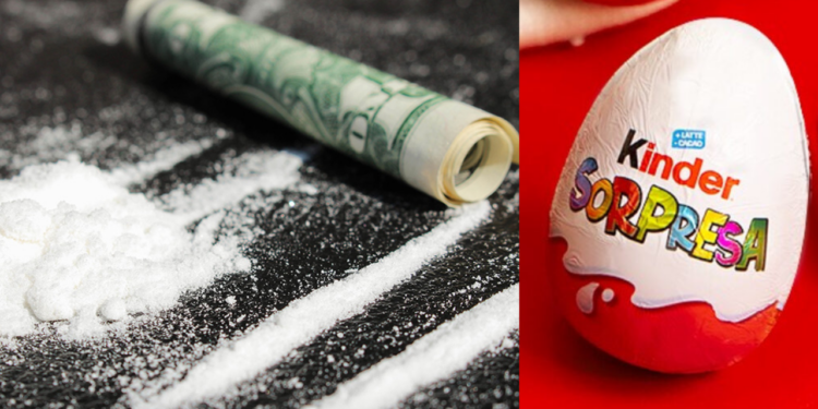 5 grammi cocaina dentro ovetto kinder