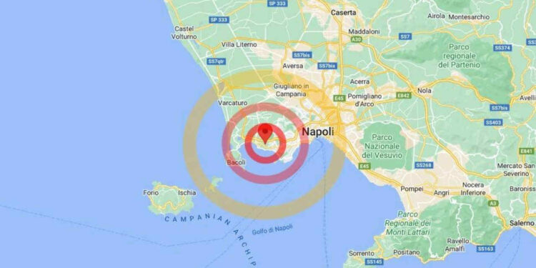 terremoto a napoli oggi