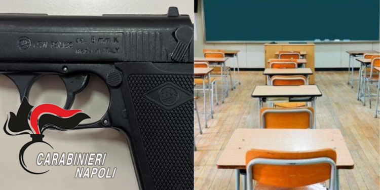 Gli cade la pistola dalla tasca: 14enne era armato in classe