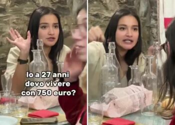 Viene ripresa mentre si sfoga e finisce sui social: il video va virale: “Vivere con 750 € al mese? Ma anche no!”