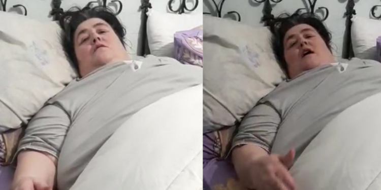 Rosaria abbandonata da sola in casa, il video in basso