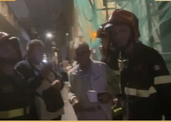 Casalnuovo di Napoli, rischio crollo per una palazzina in centro