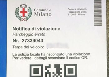 Milano, false multe con Qr code