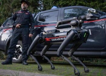 Saetta, il primo cane robot arruolato dai Carabinieri