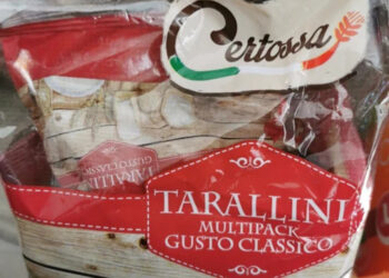 Taralli Lidl ritirati dai supermercati, allerta del Ministero: allergeni non dichiarati in etichetta