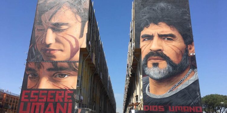 Sarà abbattuto l’edificio a San Giovanni a Teduccio (Na) con il maxi murale di Maradona