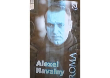 Roma Piazza del Campidoglio, fiaccolata in memoria di  Aleksej Navalny