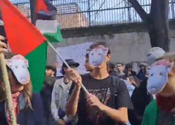 Manifestazione Pro Palestina sotto la sede Rai, scontri e manganellate