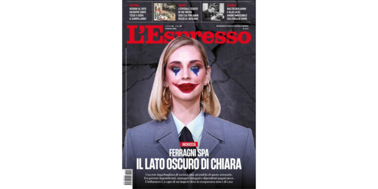 Chiara Ferragni Come Joker In Copertina Sul Settimanale L’Espresso ...