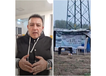 Pino Grazioli salva una giovane coppia di origini marocchine che viveva in una tenda, la ragazza incinta di cinque mesi