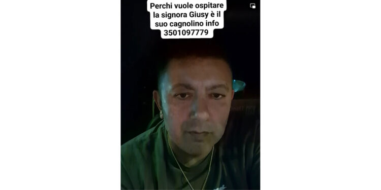 La signora Giusy cerca casa con il suo cagnolino