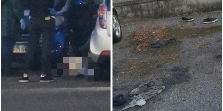 Uomo morto nel parcheggio di Scampia,nessuno ha ripulito la zona dai suoi effetti personali