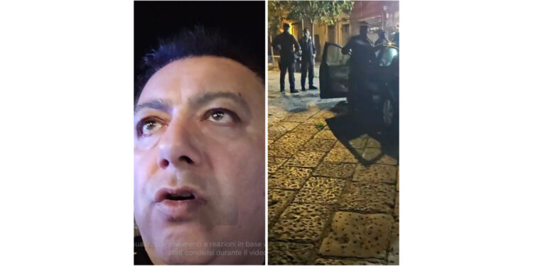 Pino Grazioli sventa una rissa e chiama i Carabinieri, ma viene minacciato