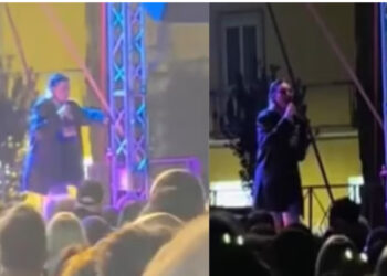 Arisa ferma il concerto a Caserta e chiama l’ambulanza