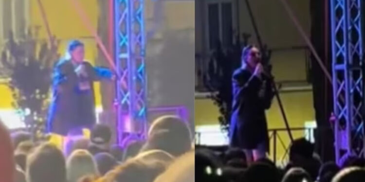 Arisa ferma il concerto a Caserta e chiama l’ambulanza