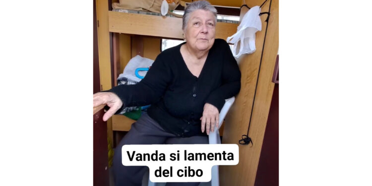 Vanda si lamenta del cibo