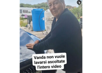 Vanda non vuole lavarsi