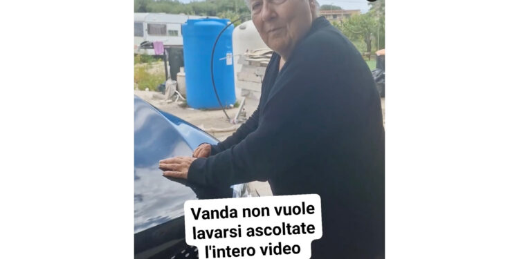 Vanda non vuole lavarsi