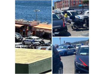 NAPOLI. CONTROLLI A TAPPETO AI CHIOSCHI DI MERGELLINA. SIGILLI A 4 CHALET TRA VIOLAZIONI PENALI SCARICHI ABUSIVI A MARE E OPERE EDILIZIE NON AUTORIZZATE