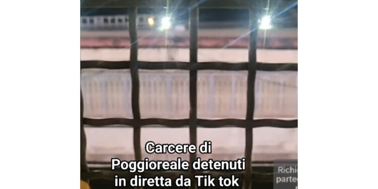 Poggioreale: detenuti in diretta su TikTok,  la nuova frontiera della comunicazione carceraria