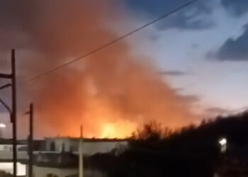 Incendio a Castel Volturno: Le fiamme devastano l’ex base Nato