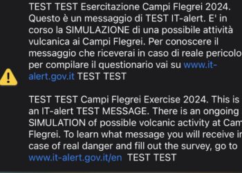 IT-Alert in Campania:  I telefoni hanno squillato alle 17.00  per il test di allerta