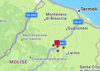 Scossa di terremoto in Molise: paura nella notte, scuole chiuse a Montecilfone
