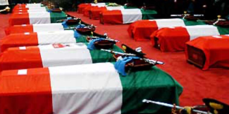 CADUTI DI NASSIRIYA: I RICONOSCIMENTI PER MERITI A MILITARI DELL’ESERCITO ITALIANO E DELL’ARMA DEI CARABINIERI