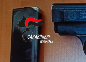 Arma clandestina in un vano ascensore. Sequestro dei Carabinieri