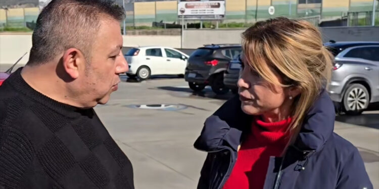 Casapulla: solidarietà per famiglia senza dimora, Pino Grazioli intervistato da Rai tre