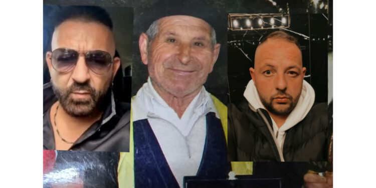 Cosimo Livello Alto e Gaetano vicini a Pino Grazioli per la perdita del caro papà
