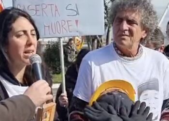 Manifestazione a Gricignano d’Aversa per chiedere giustizia per Patrizio Spasiano