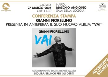 Gianni Fiorellino presenta in anteprima il nuovo album “VAI” al Maschio Angioino