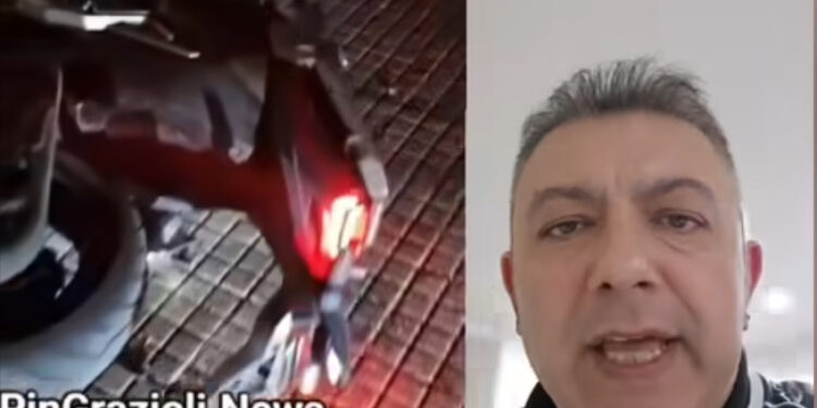 Napoli, incidente in moto: Pino Grazioli documenta la scena e chiede maggiore sicurezza