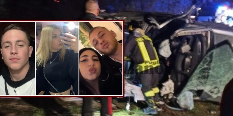 Tragedia a Lizzano: quattro giovani perdono la vita in un terribile incidente