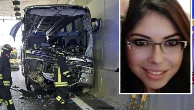 Incidente sulla Pedemontana (A36): un pullman in gita si scontra con un tir. Deceduta la maestra Domenica Russo, illesi i bambini