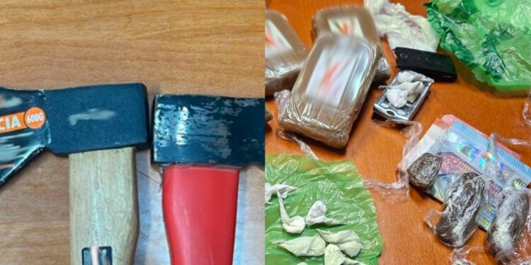 Pozzuoli: follia nella notte, droga e asce.