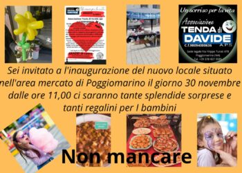 Un sorriso per la vita:  inaugurazione del nuovo locale “Associazione Tenda di Davide”.