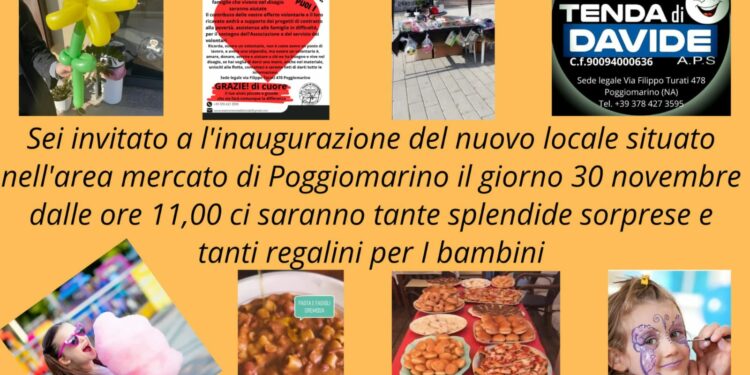 Un sorriso per la vita: inaugurazione del nuovo locale “Associazione Tenda di Davide”.