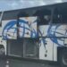 Napoli: autobus turistico in fiamme.